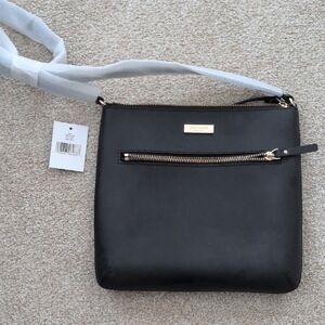Kate Spade Black Leather Laurel Way Rima Crossbody Bag